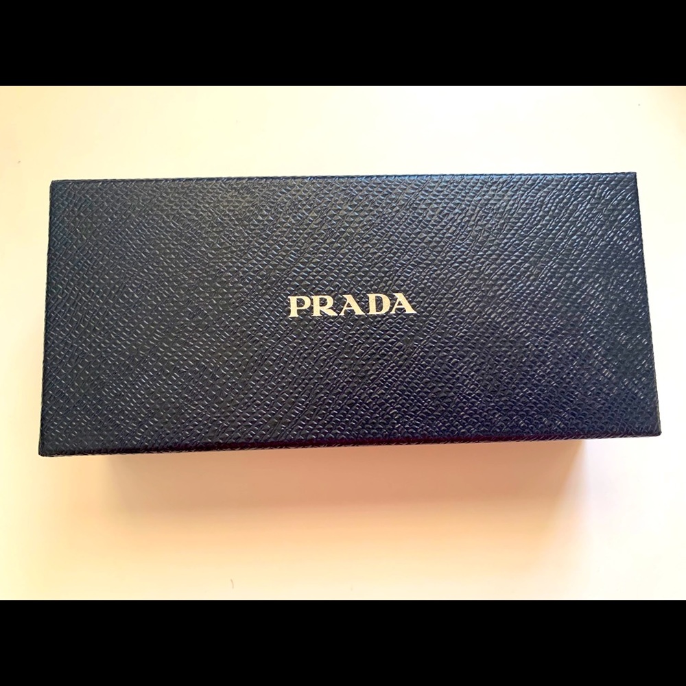 Prada Sunglass Box with new Prada wipe
